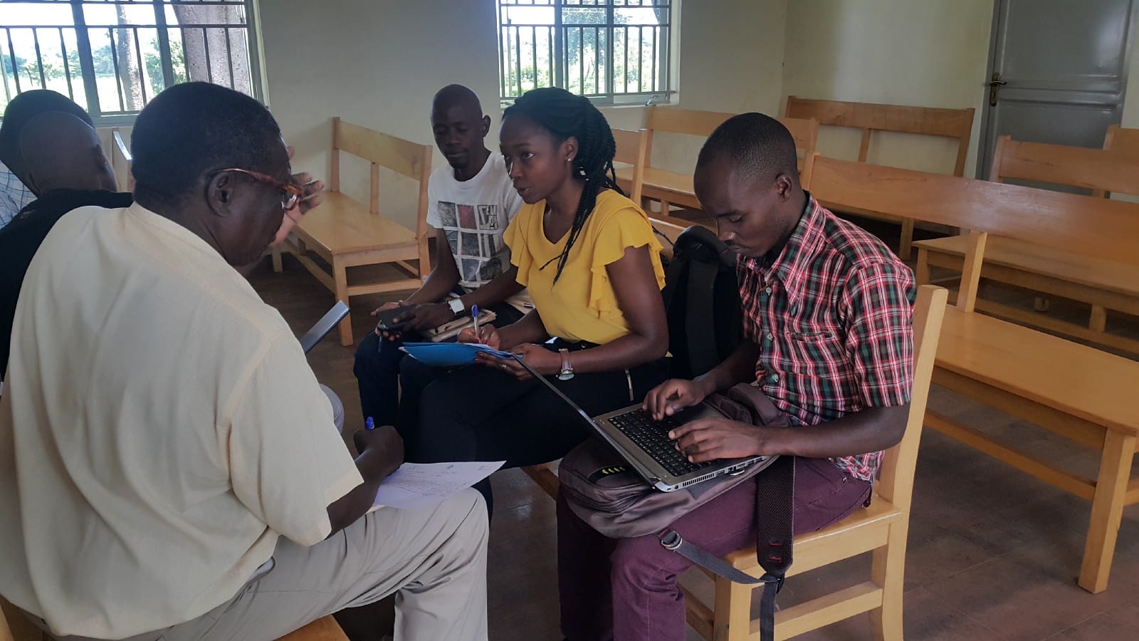 The team carries out needs assessment in Bukedea Health Center IV, Eastern Uganda