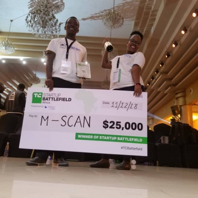 M-Scan wins TechCrunch Startup Battleield Arica 2018