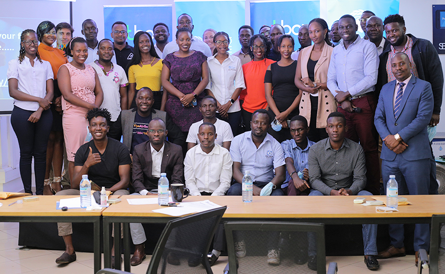 Teams that participated in the UNICEF Uganda Innovation Fund Challenge 